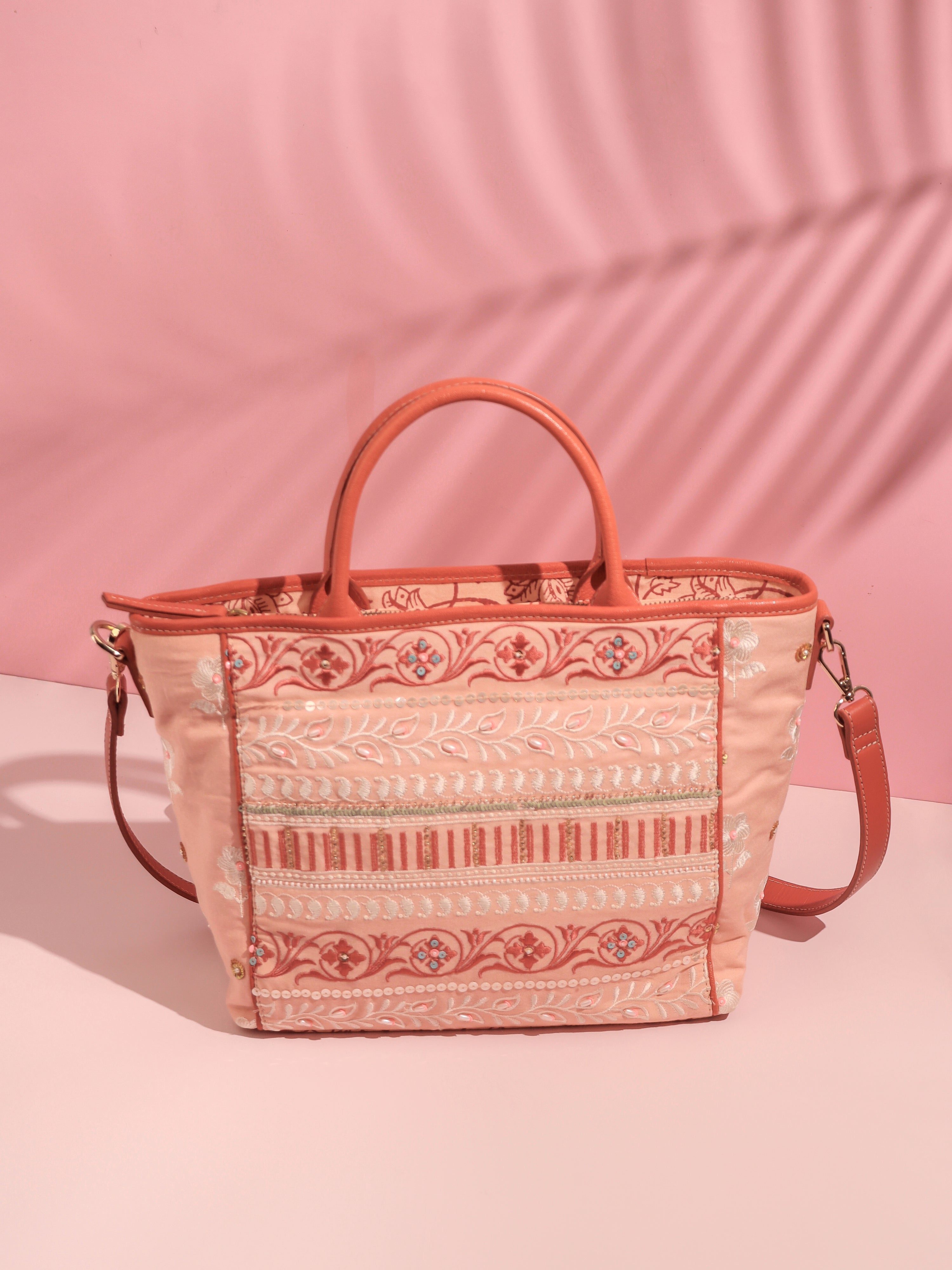 The 'Aarya' Embroidered Tote