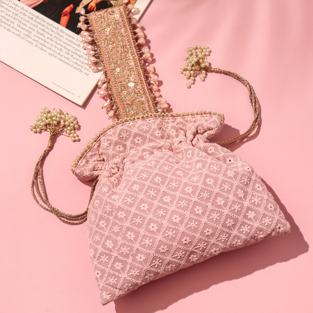 Rose Gold Opulence Potli