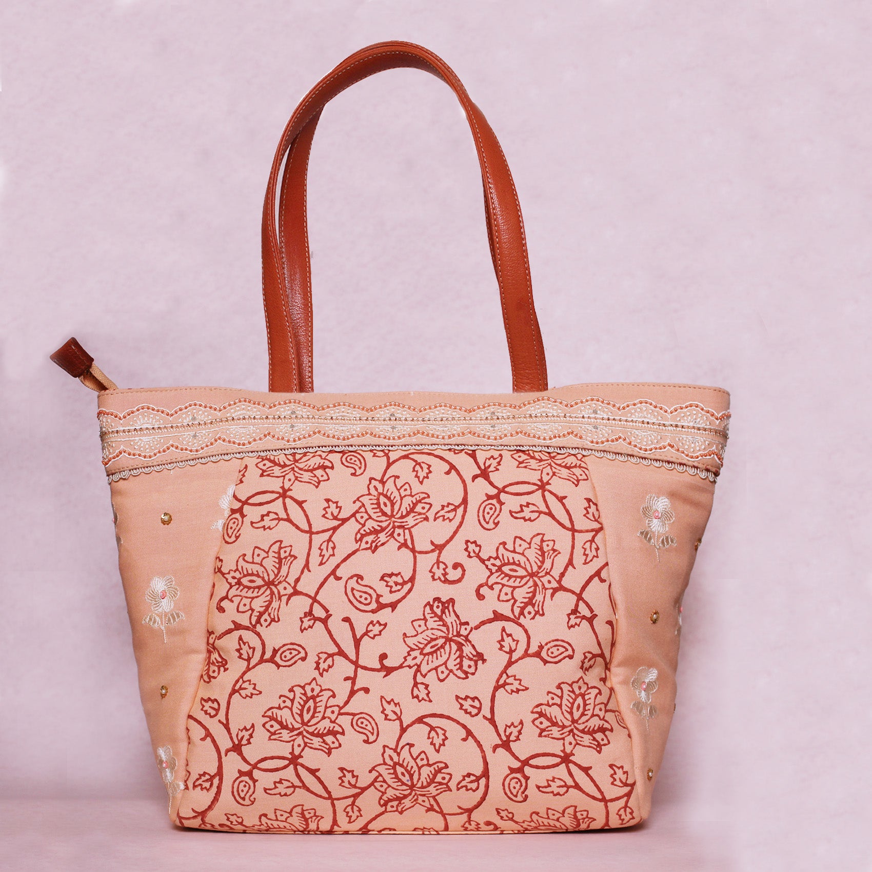 Rose Quartz Hexagon Tote