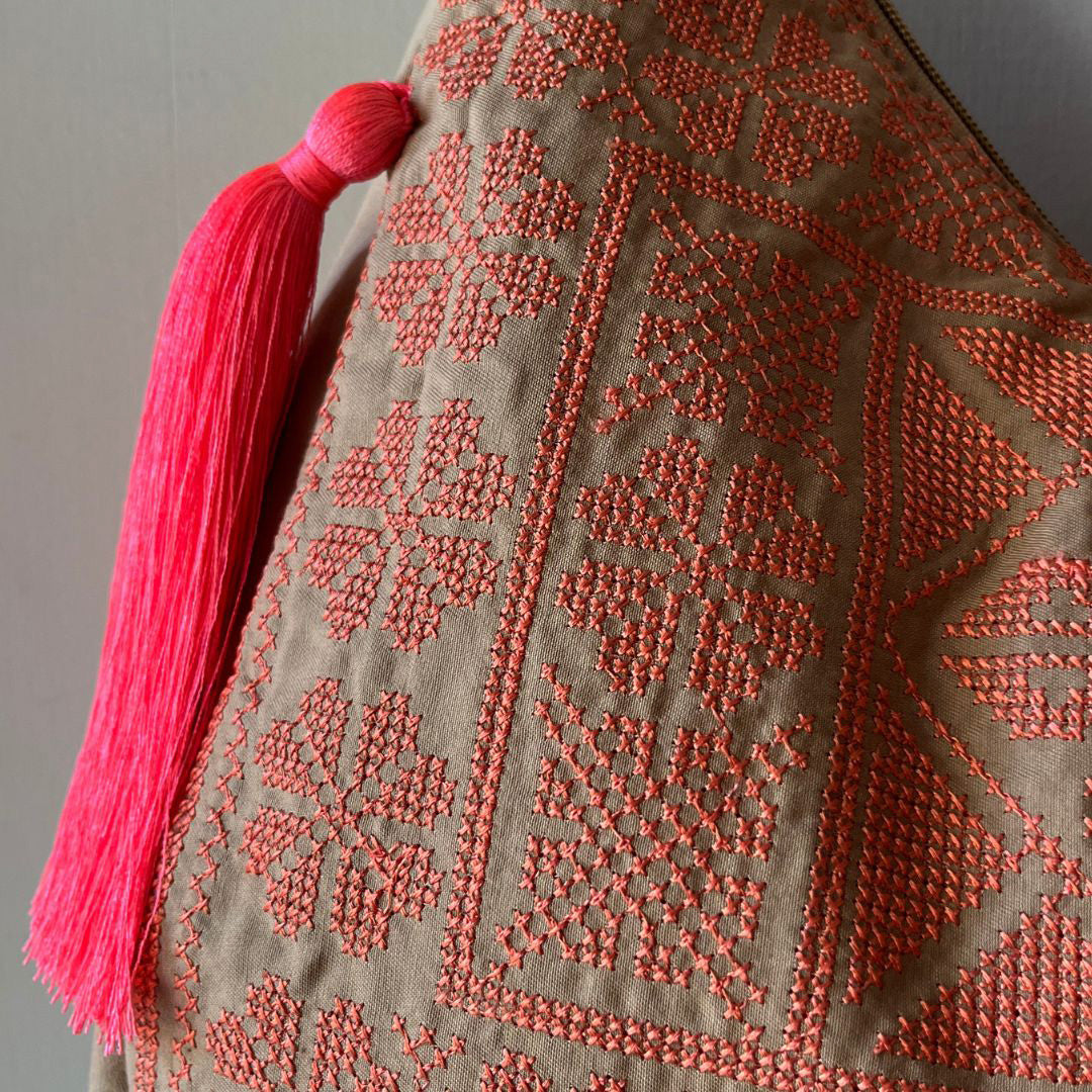 Coral Mirage Tote