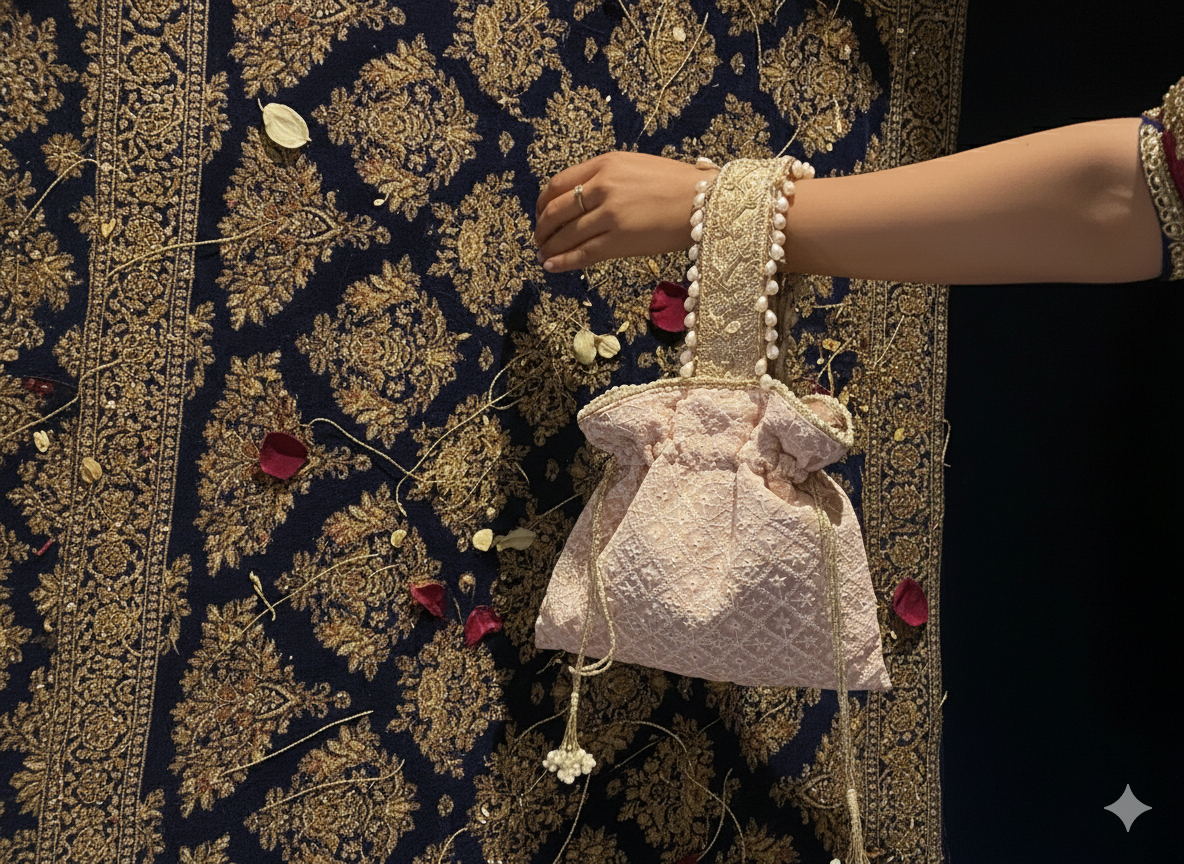 Rose Gold Opulence Potli