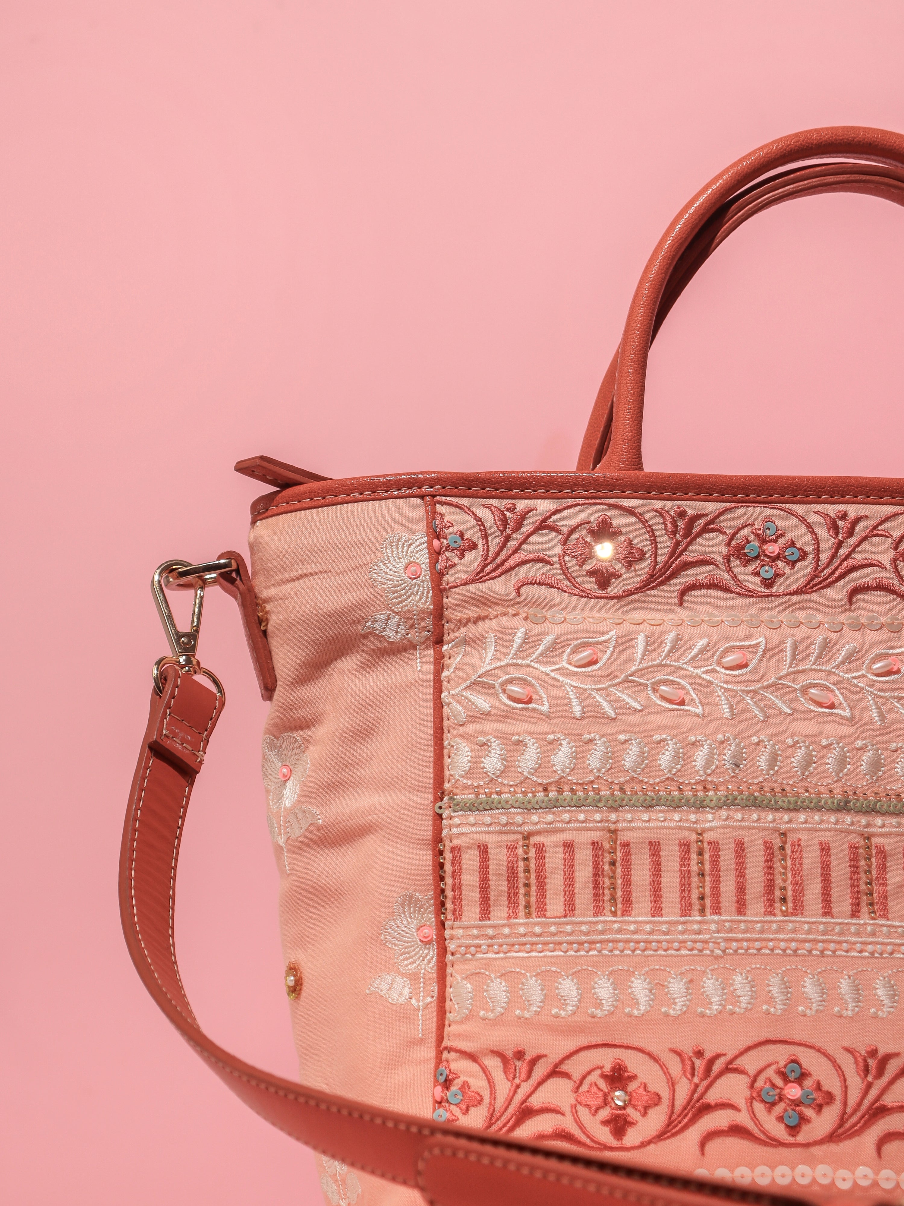 The 'Aarya' Embroidered Tote