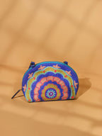 Colorful Embroidered Dome Clutch