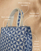 Neela Jodhpur Boxy Tote