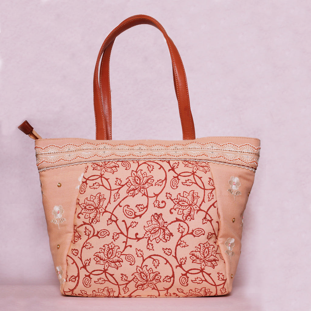Rose Quartz Hexagon Tote
