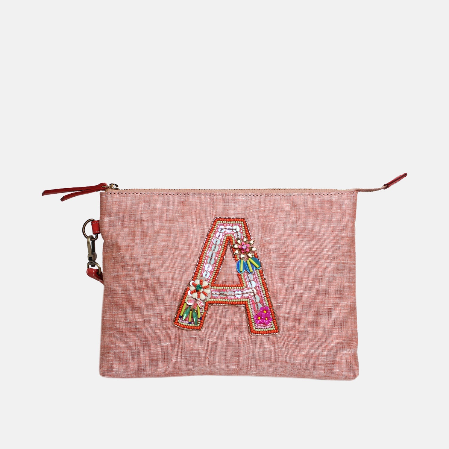 Personalised Monogram Hemp All-Purpose Pouch- A