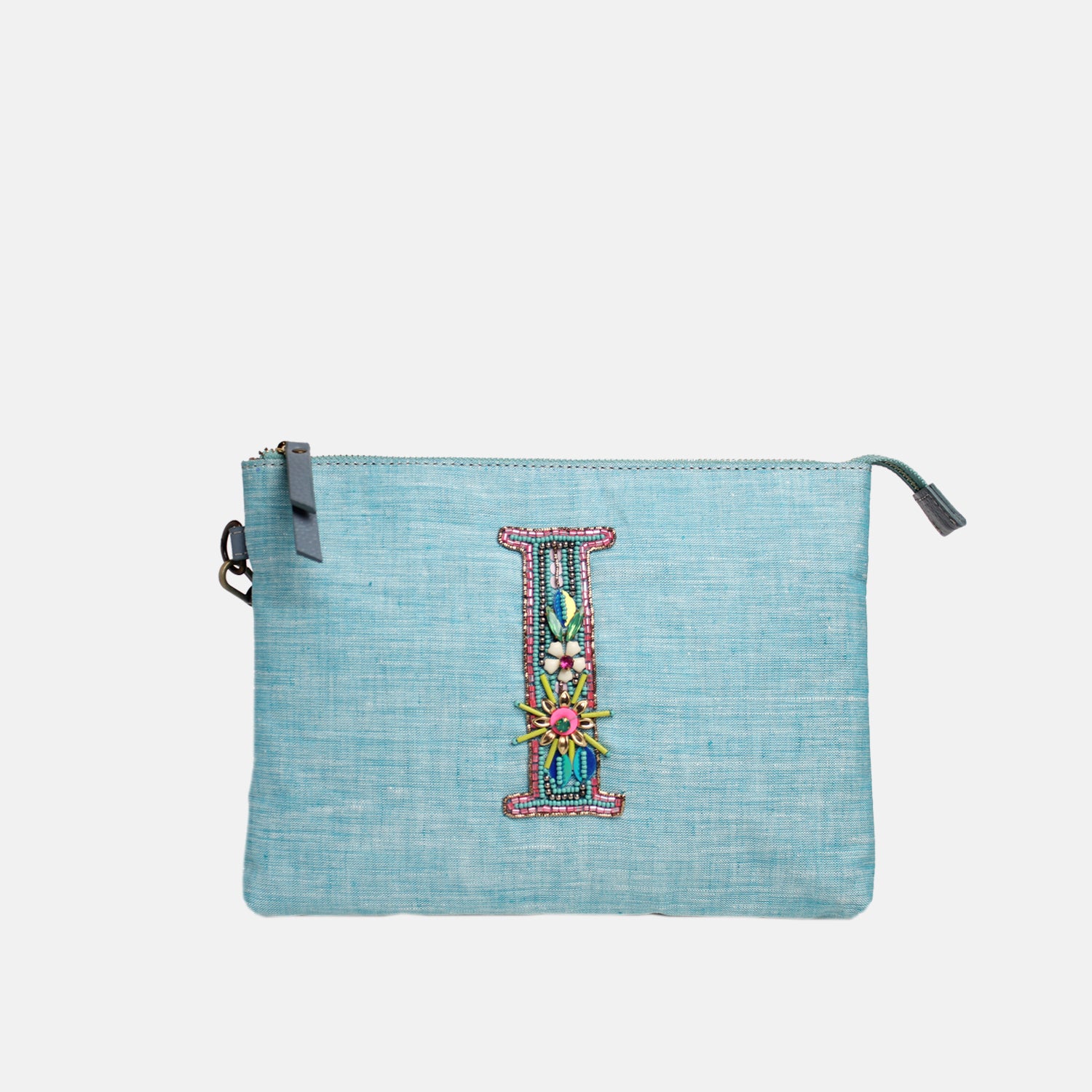 Personalised Monogram Hemp All-Purpose Pouch- I