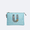 Personalised Monogram Hemp All-Purpose Pouch- U