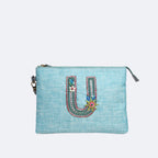 Personalised Monogram Hemp All-Purpose Pouch- U