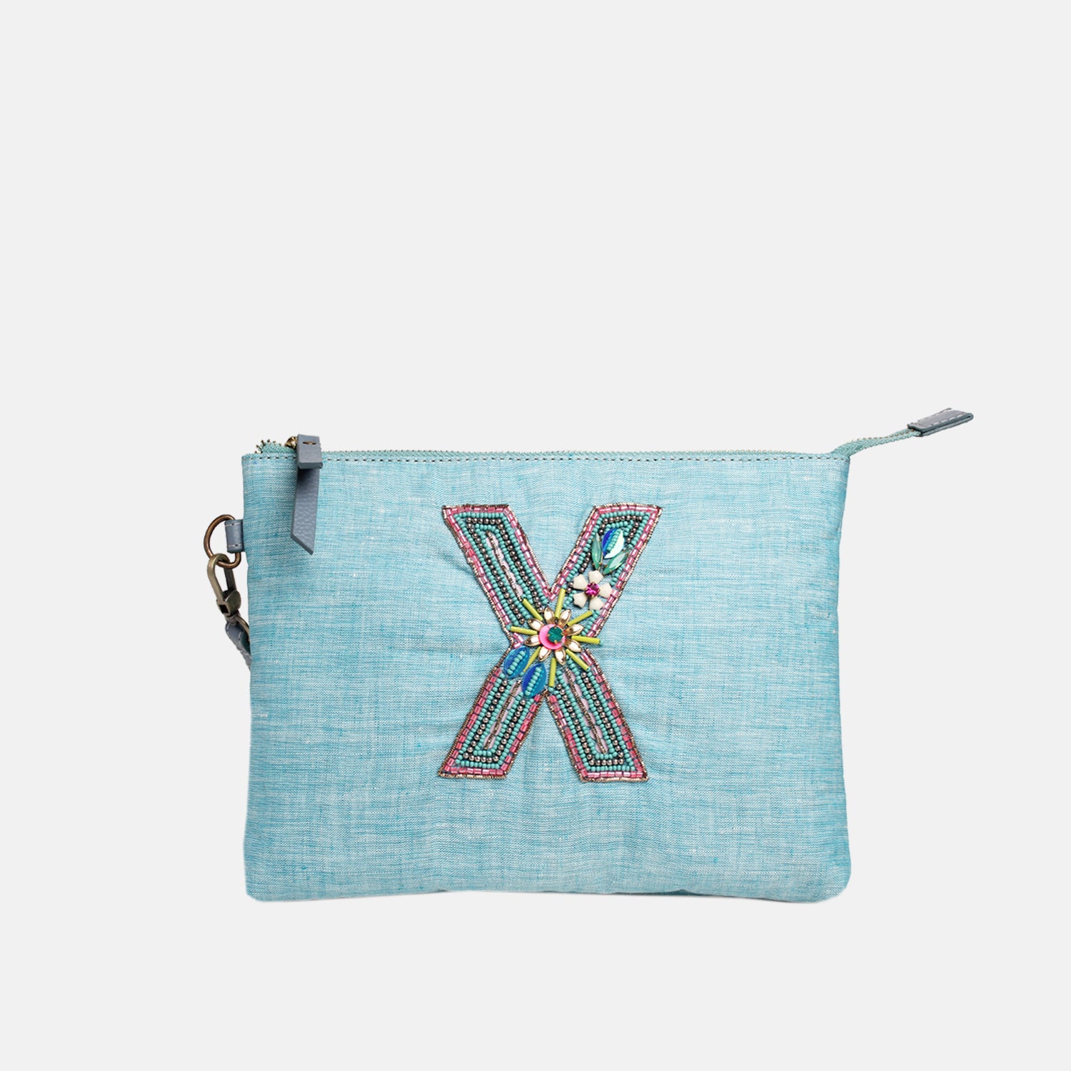 Personalised Monogram Hemp All-Purpose Pouch- X
