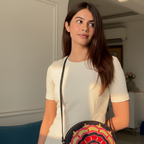Embroidered Mandala Clutch