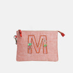 Personalised Monogram Hemp All-Purpose Pouch- M