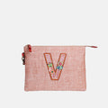 Personalised Monogram Hemp All-Purpose Pouch- V