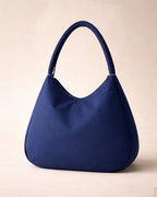 Royal Azure Blue Hobo - Large