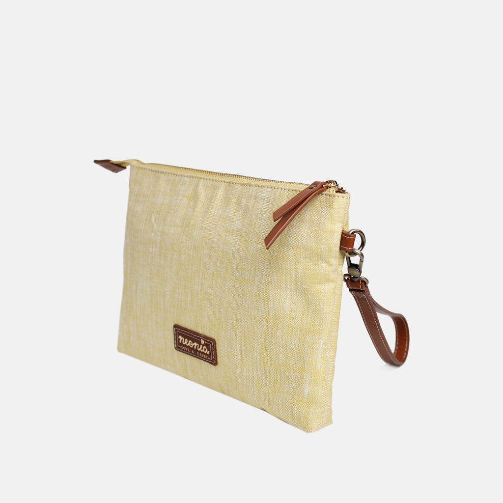 Personalised Monogram Hemp All-Purpose Pouch- E