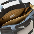 Monochrome Work to Weekend Tote Bag