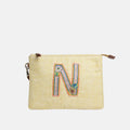Personalised Monogram Hemp All-Purpose Pouch- N