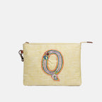Personalised Monogram Hemp All-Purpose Pouch- Q