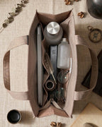 Rumi Camel Boxy Tote
