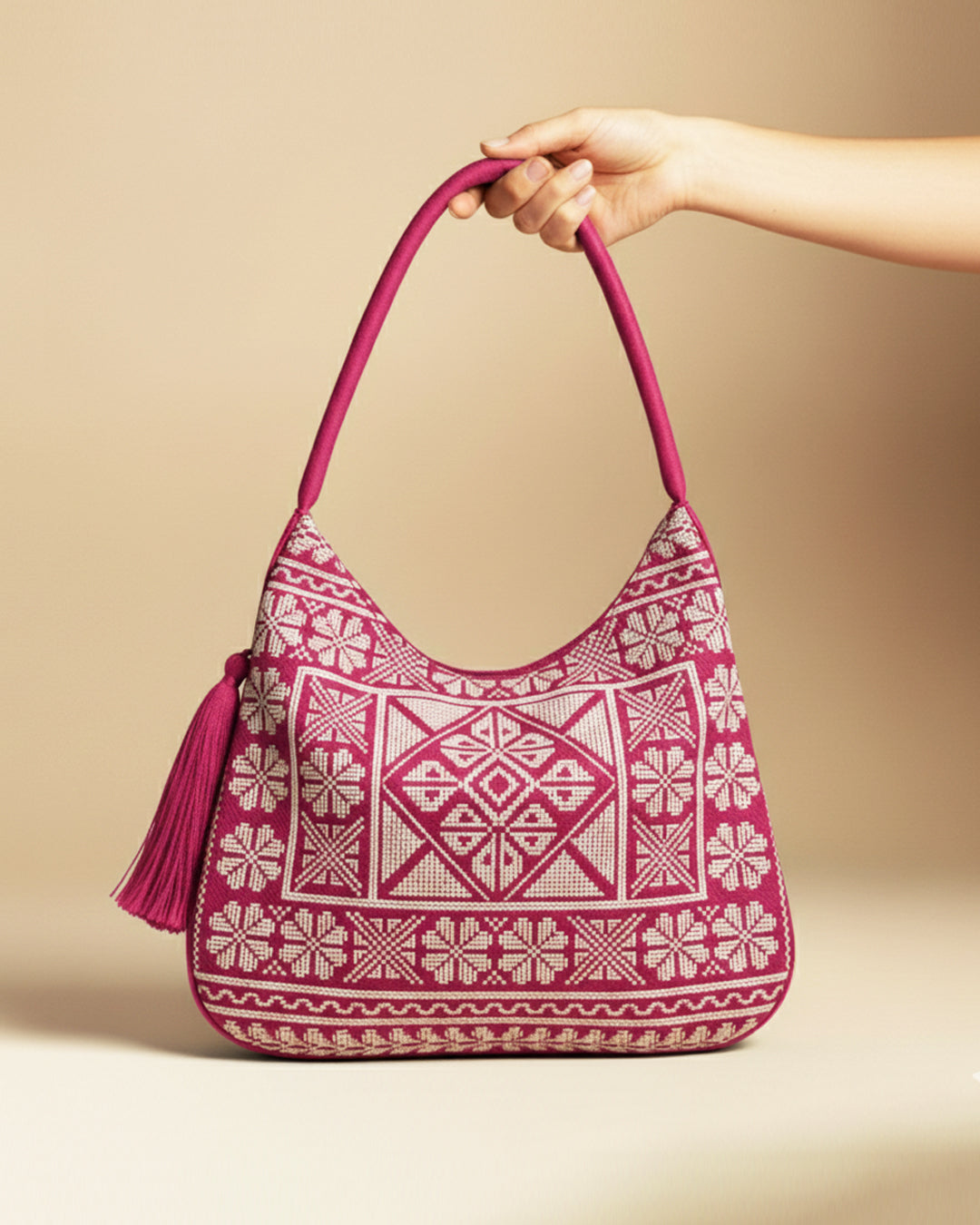 The Fuchsia Rose Hobo