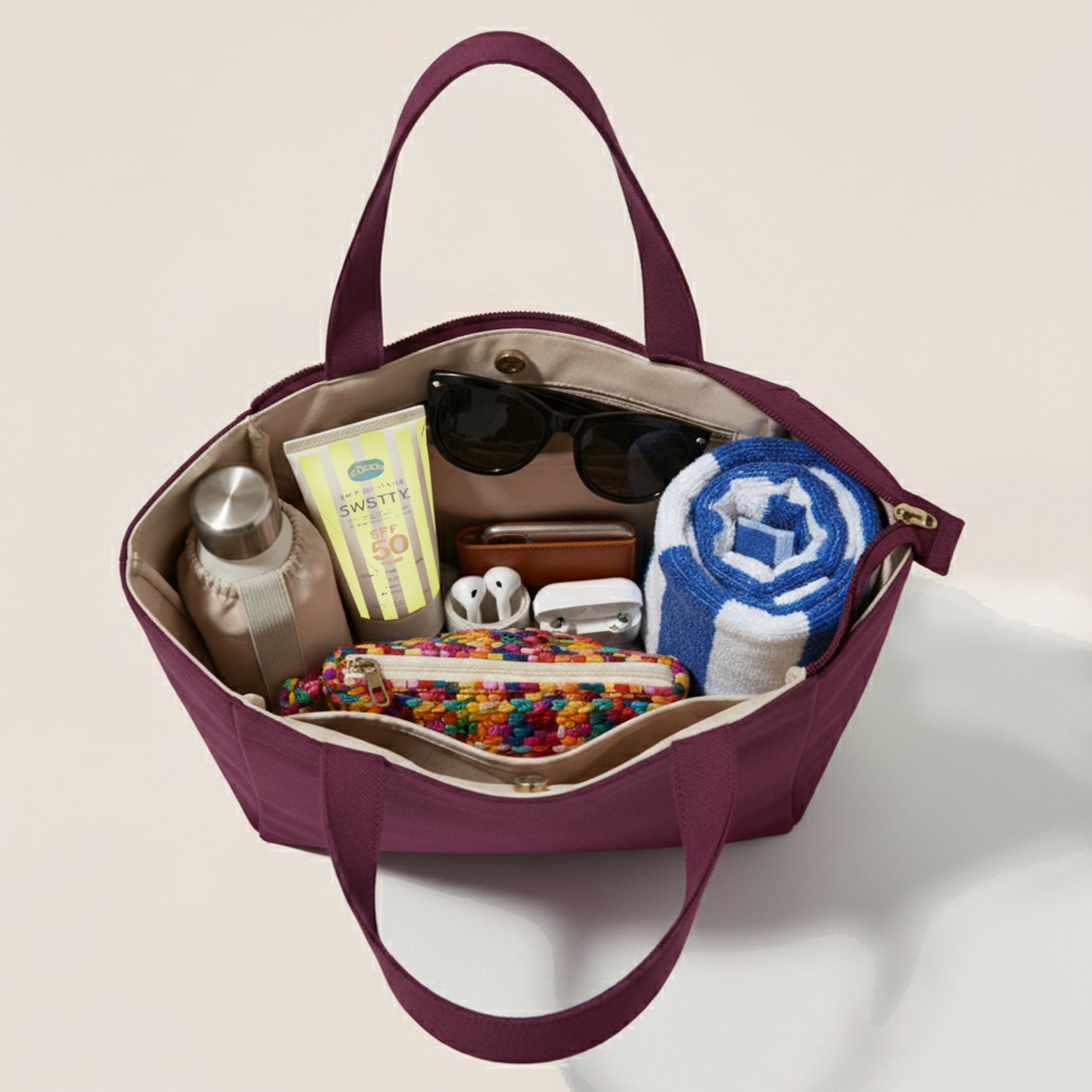 The Wine Beach Tote