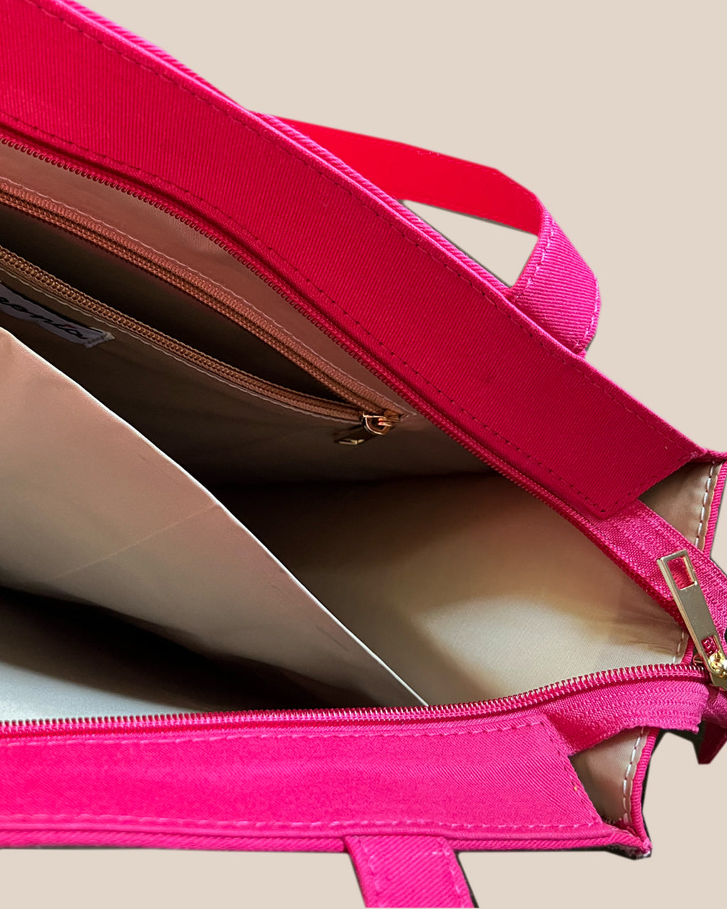 Fuchsia Embroidered Carryall