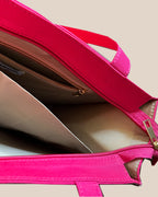 Fuchsia Embroidered Carryall