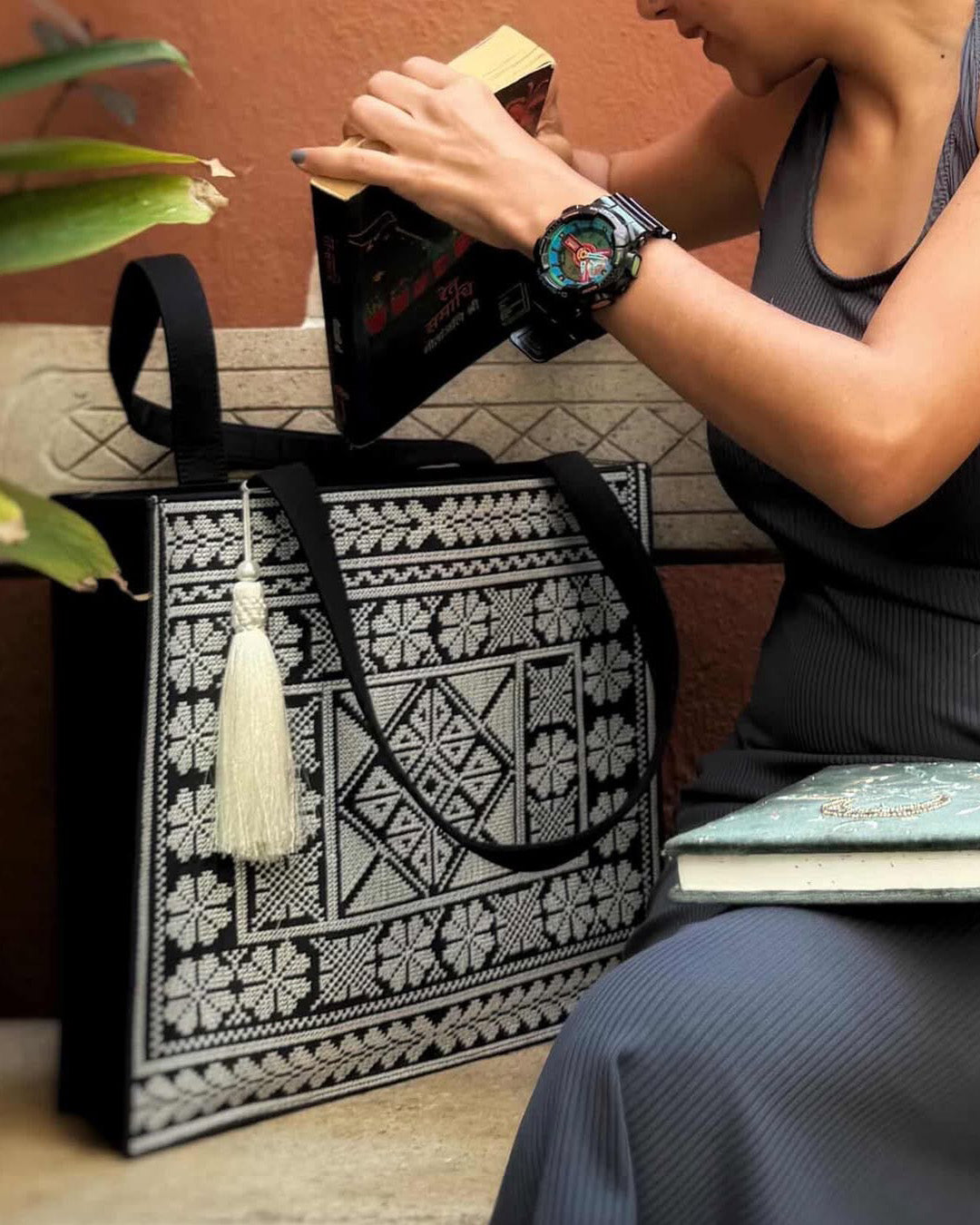 Rumi Camel Boxy Tote